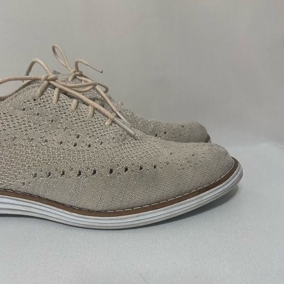 Cole Haan EUC zerogrand wingtip oxford metallic dress sneakers size 8 - Picture 8 of 9